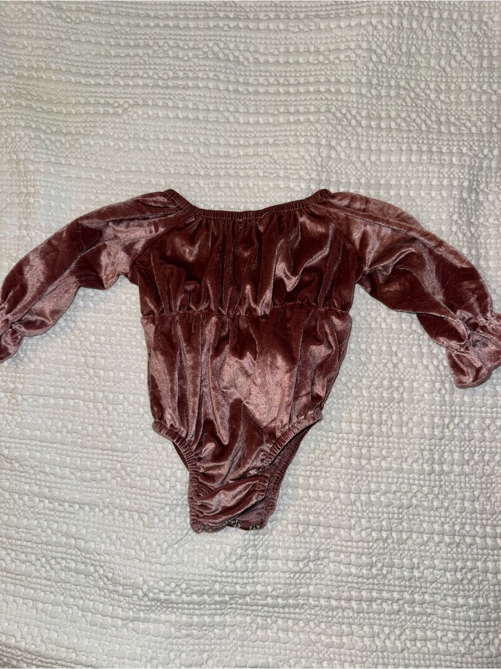 Baileys Blossoms Velvet Long-Sleeve One-Piece